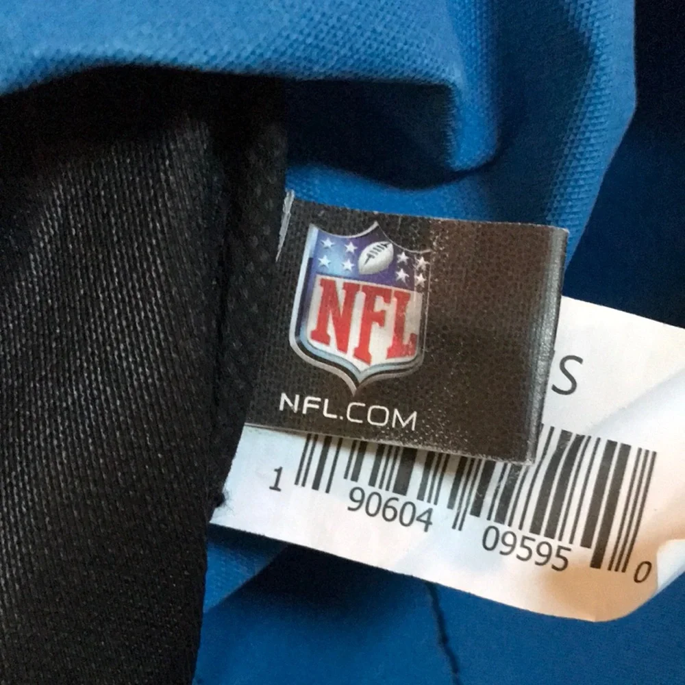 Detroit Lions Blue and Black‎ Travel Duffel Bag